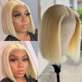 hot selling transparent hd lace front closure short bob wigs,virgin hair natural black blonde color short bob wigs